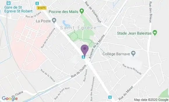 Localisation Saint Egreve - 38120