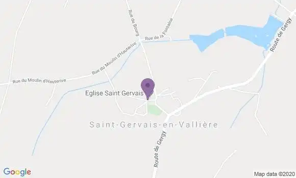 Localisation Saint Gervais Ap - 38470