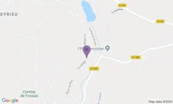 Localisation Saint Hilaire de Brens Ap - 38460