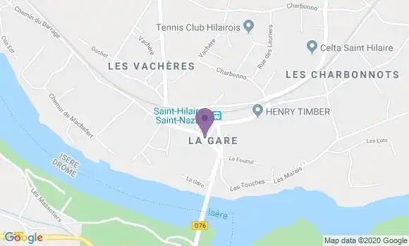 Localisation Saint Hilaire du Rosier - 38840