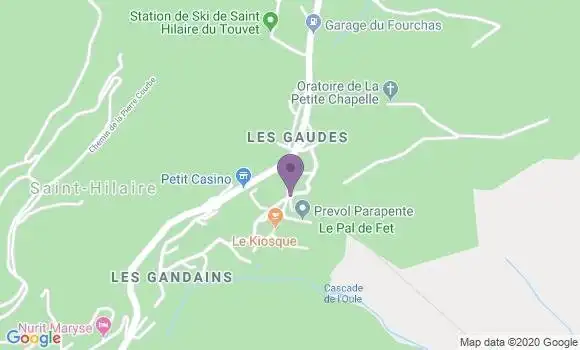 Localisation Saint Hilaire du Touvet Bp - 38660