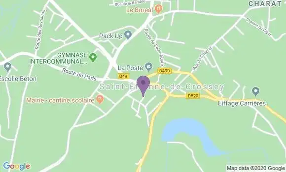 Localisation Saint Joseph de Riviere Ap - 38134