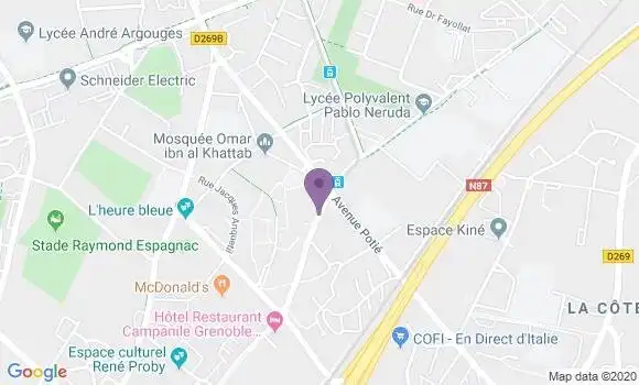 Localisation Saint Martin d