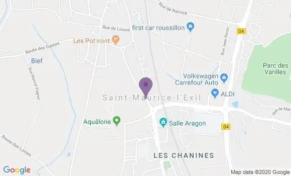 Localisation Saint Maurice l