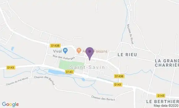 Localisation Saint Savin Bp - 38300