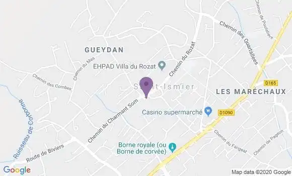 Localisation Le Sappey En Chartreuse Bp - 38700