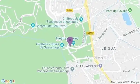 Localisation Sassenage - 38360