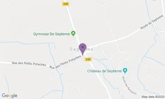 Localisation Septeme Bp - 38780