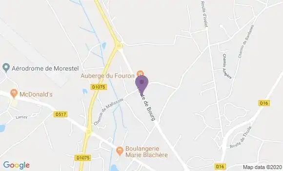 Localisation Sermerieu Ap - 38510