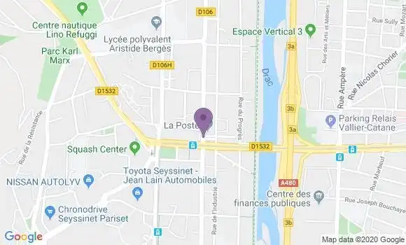 Localisation Seyssinet - 38170