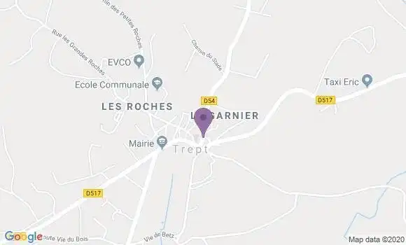 Localisation Trept Bp - 38460
