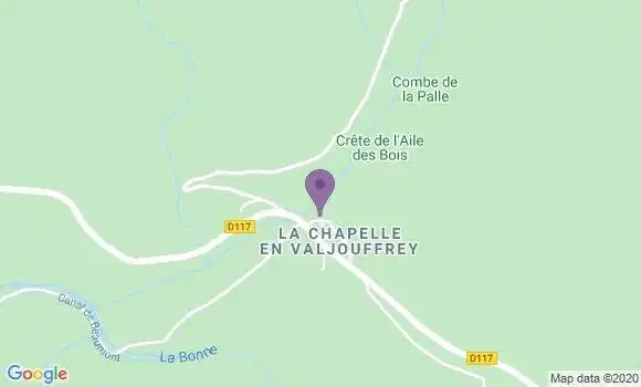 Localisation Valjouffrey Ap - 38740