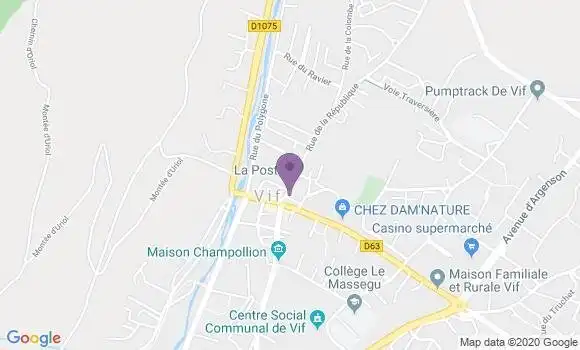 Localisation Vif - 38450