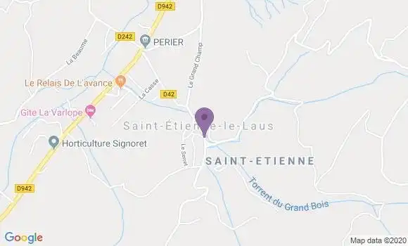 Localisation Saint Etienne le Laus Ap - 05130