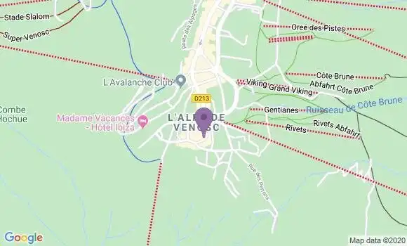 Localisation L Alpe de Venosc Ap - 38860