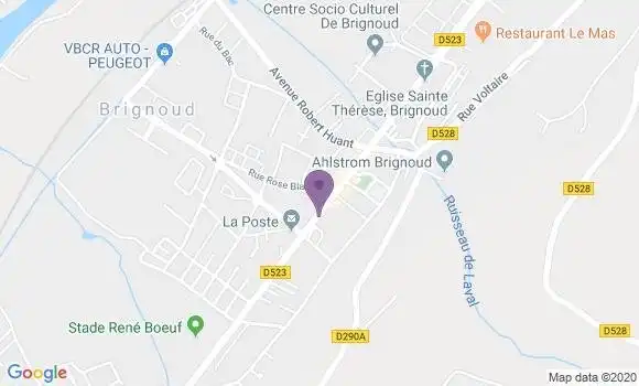 Localisation Brignoud Bp - 38190