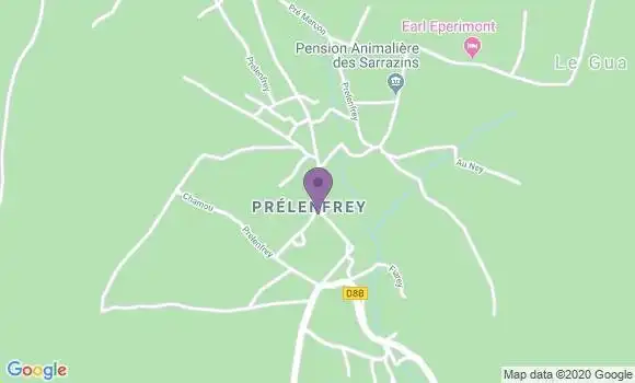 Localisation Le Gua Prelenfrey Ap - 38450