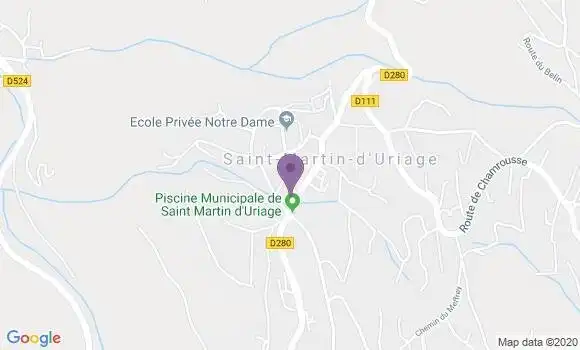 Localisation Saint Martin d
