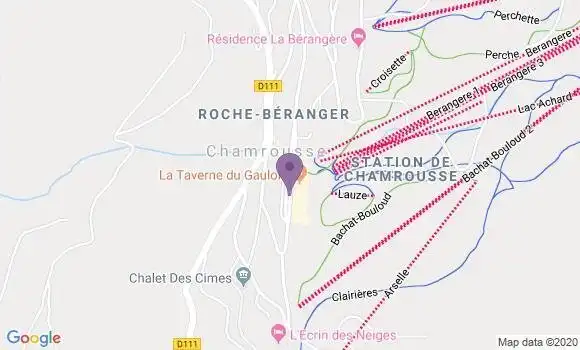Localisation Chamrousse Bp - 38410