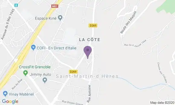Localisation St Martin d