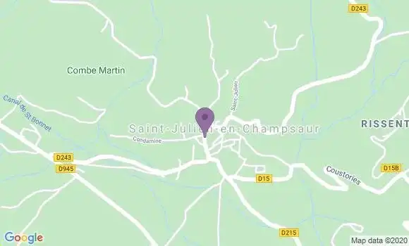 Localisation Saint Julien En Champsaur Ap - 05500