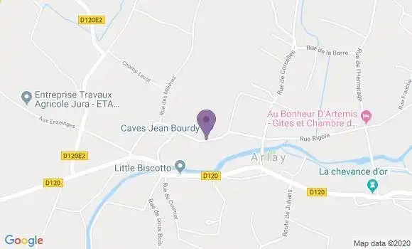 Localisation Arlay Ap - 39140