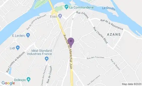 Localisation Dole Bedugue - 39100