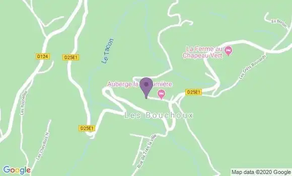 Localisation Les Bouchoux Ap - 39370