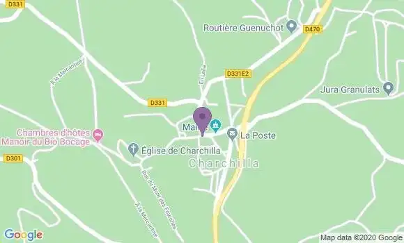 Localisation Charchilla Ap - 39260