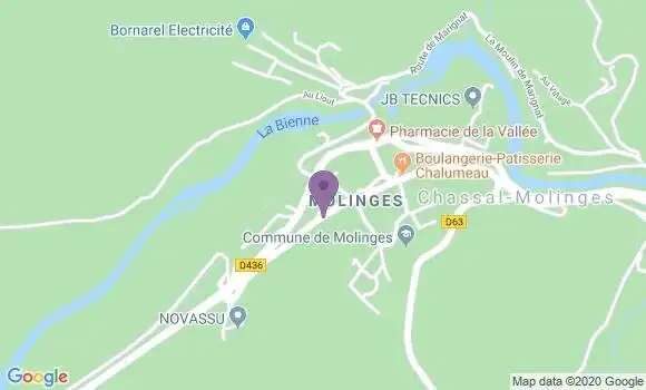 Localisation Chassal Ap - 39360