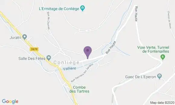 Localisation Conliege Bp - 39570