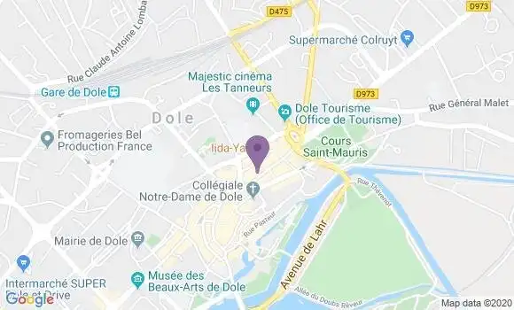 Localisation Dole Grevy - 39100