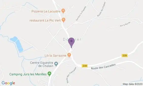 Localisation Doucier Ap - 39130