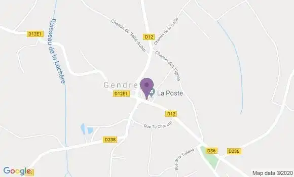 Localisation Gendrey Ap - 39350