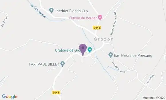 Localisation Grozon Ap - 39800