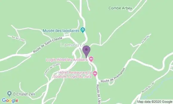 Localisation Lamoura Ap - 39310