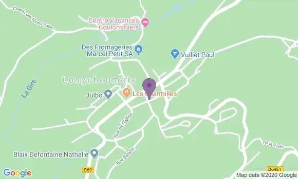 Localisation Longchaumois Bp - 39400