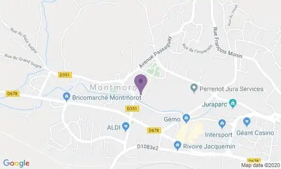 Localisation Montmorot Bp - 39570