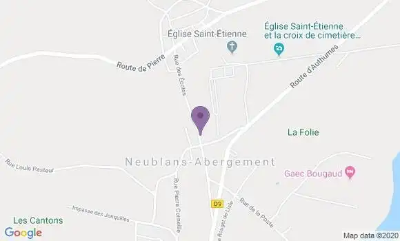 Localisation Neublans Abergement Bp - 39120
