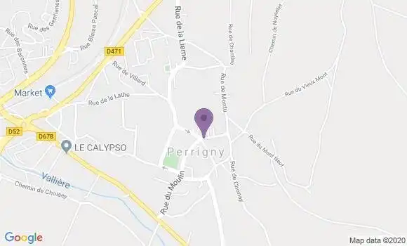 Localisation Perrigny Bp - 39570