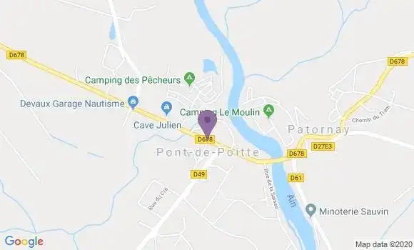 Localisation Pont de Poitte Ap - 39130