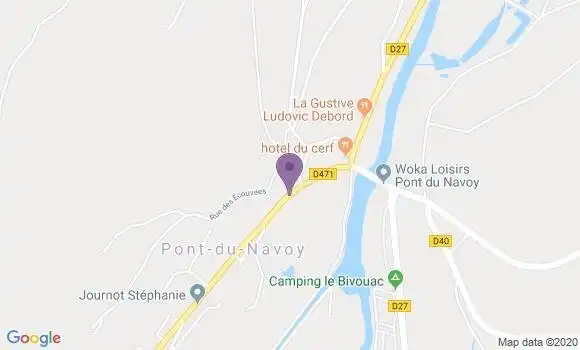 Localisation Pont du Navoy Ap - 39300