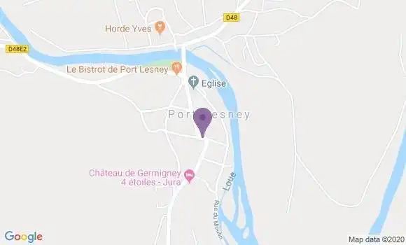 Localisation Port Lesney Ap - 39330