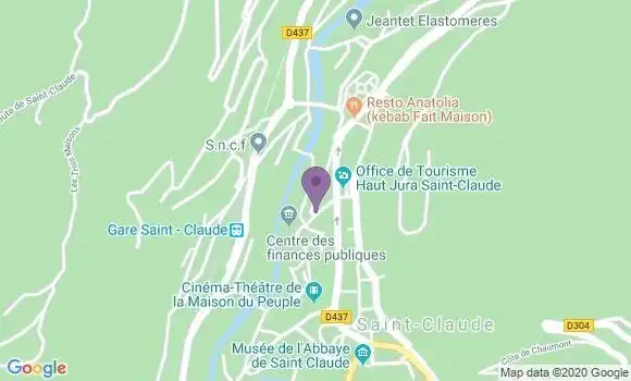 Localisation Saint Claude Reybert - 39200