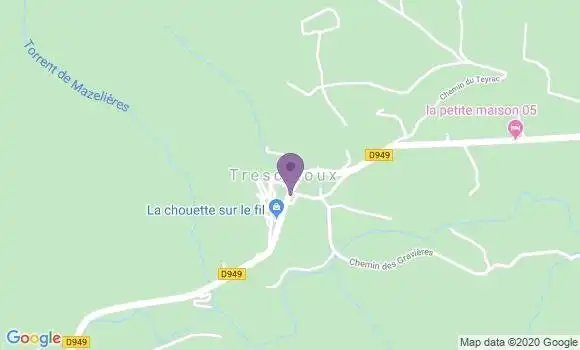 Localisation Trescleoux Ap - 05700