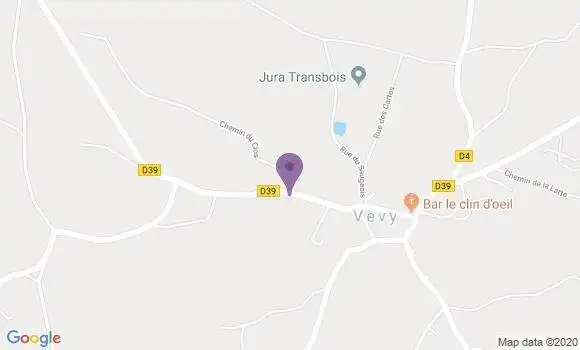 Localisation Crancot Ap - 39570
