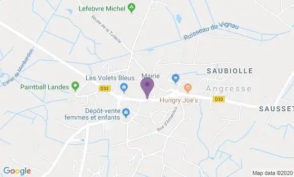 Localisation Angresse Bp - 40150