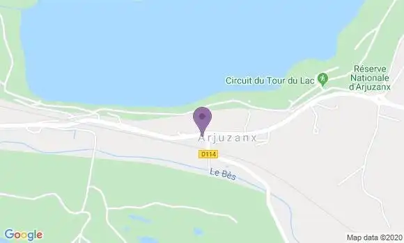 Localisation Arjuzanx Ap - 40110