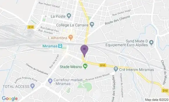 Localisation Azur Ap - 40140
