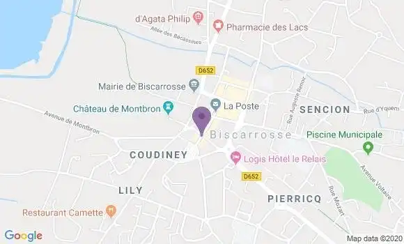 Localisation Biscarrosse - 40600